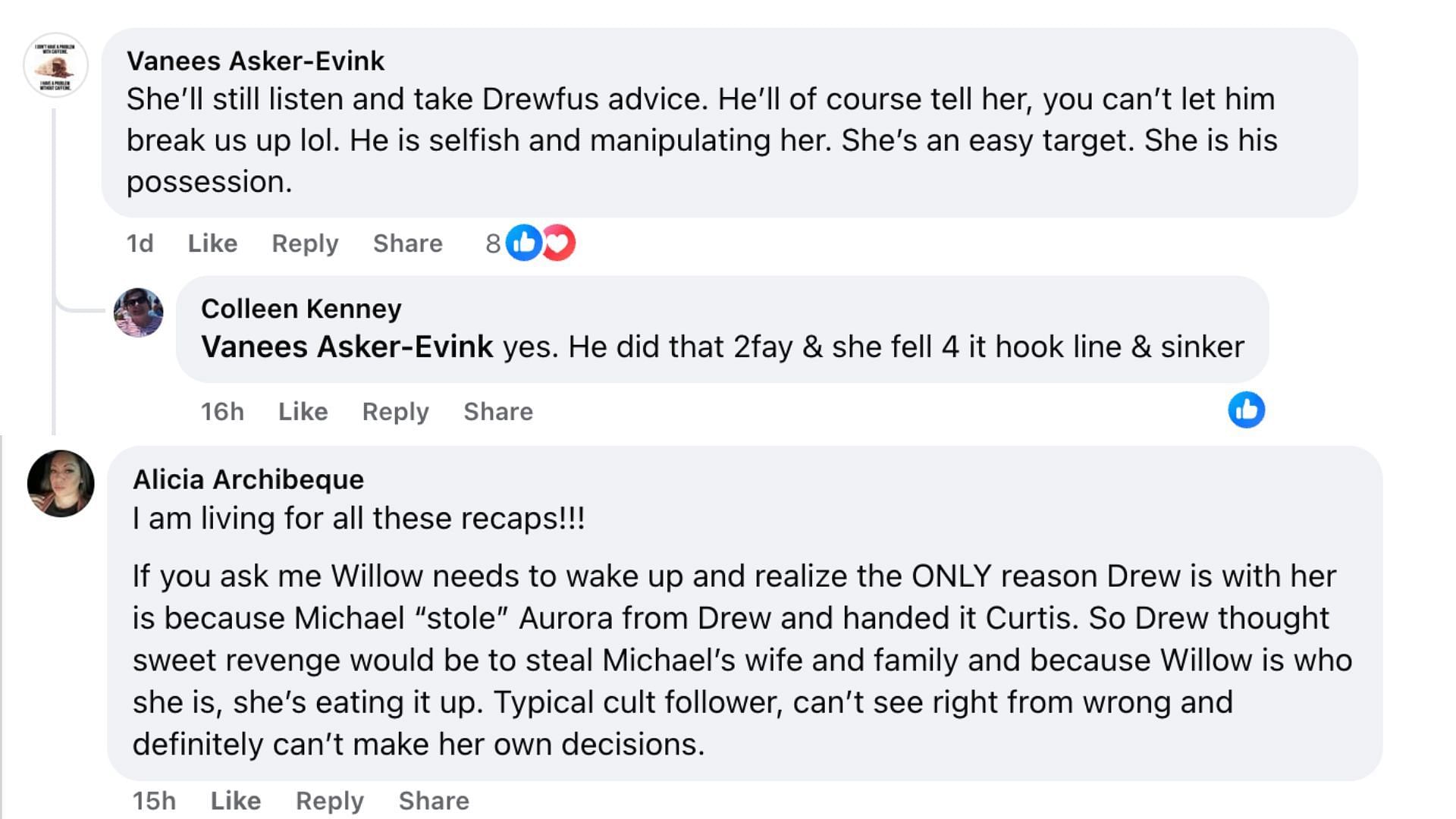Screenshot from a Facebook post (Image via Facebook/@General Hospital Fans - Official)